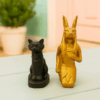 Mısır Tanrıları Anubis ve Bastet İkili Set