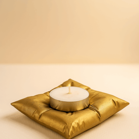 Yastık Görünümlü Tealight Mum Tutucu