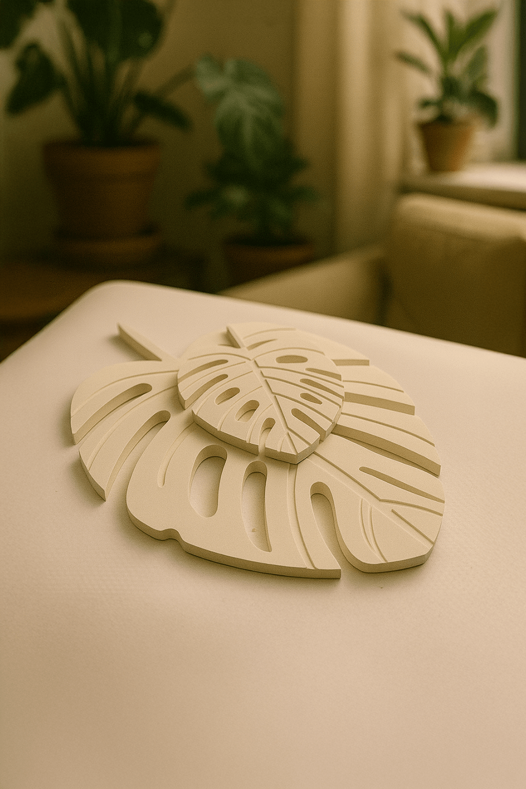 Yaprak Sunum Tabağı İkili Set