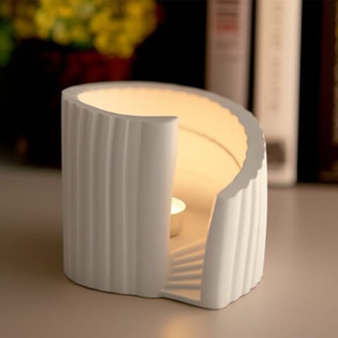 Merdiven Detaylı Beton mumluk ve buhardanlık