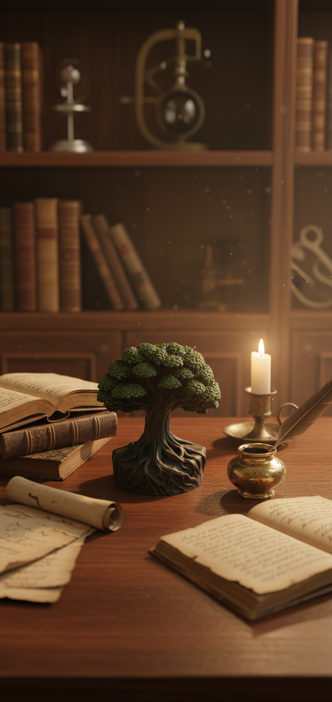 Yaşam Ağacı Beton Obje - Görsel 3