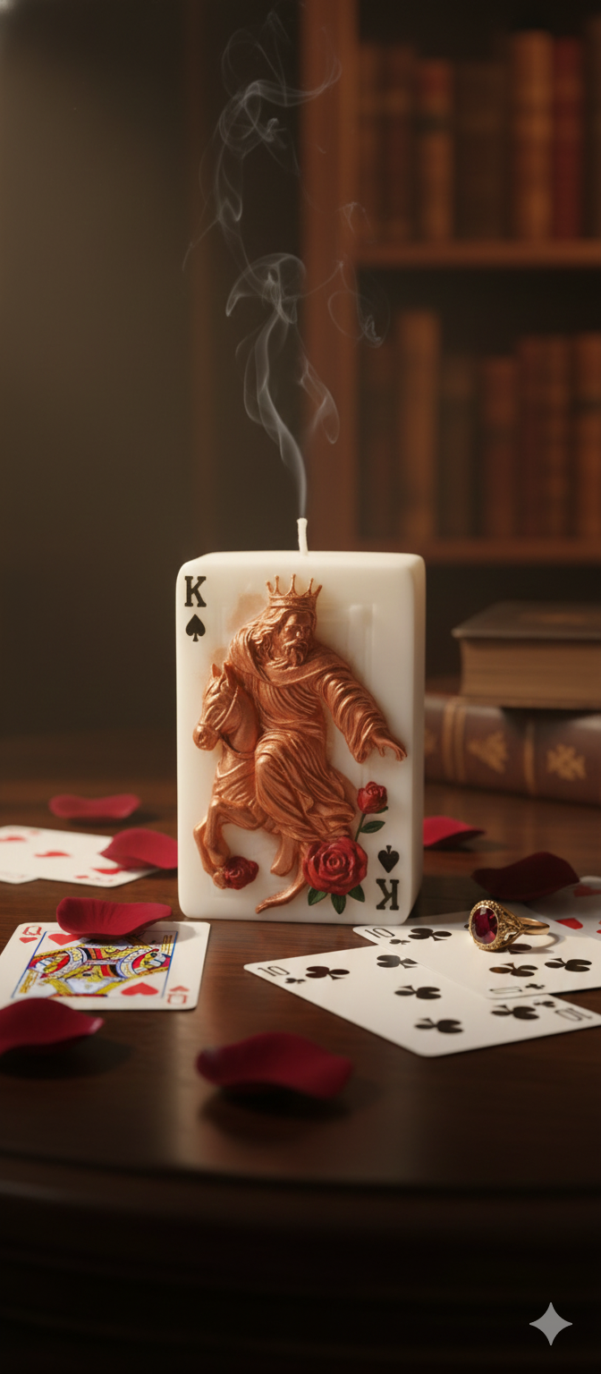 Maça Papazı (King of Spades) Mum